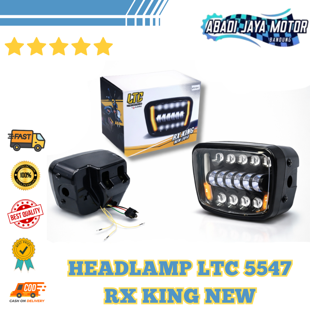 Headlamp LED Lamp Lampu Depan Motor RX KING NEW LTC 5547