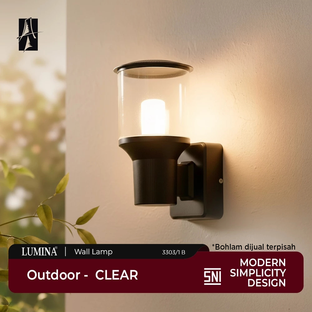 Lumina Lampu Dinding Outdoor Minimalis Wall Lamp Taman Teras Rumah Pagar Balkon Villa Hotel Desain M