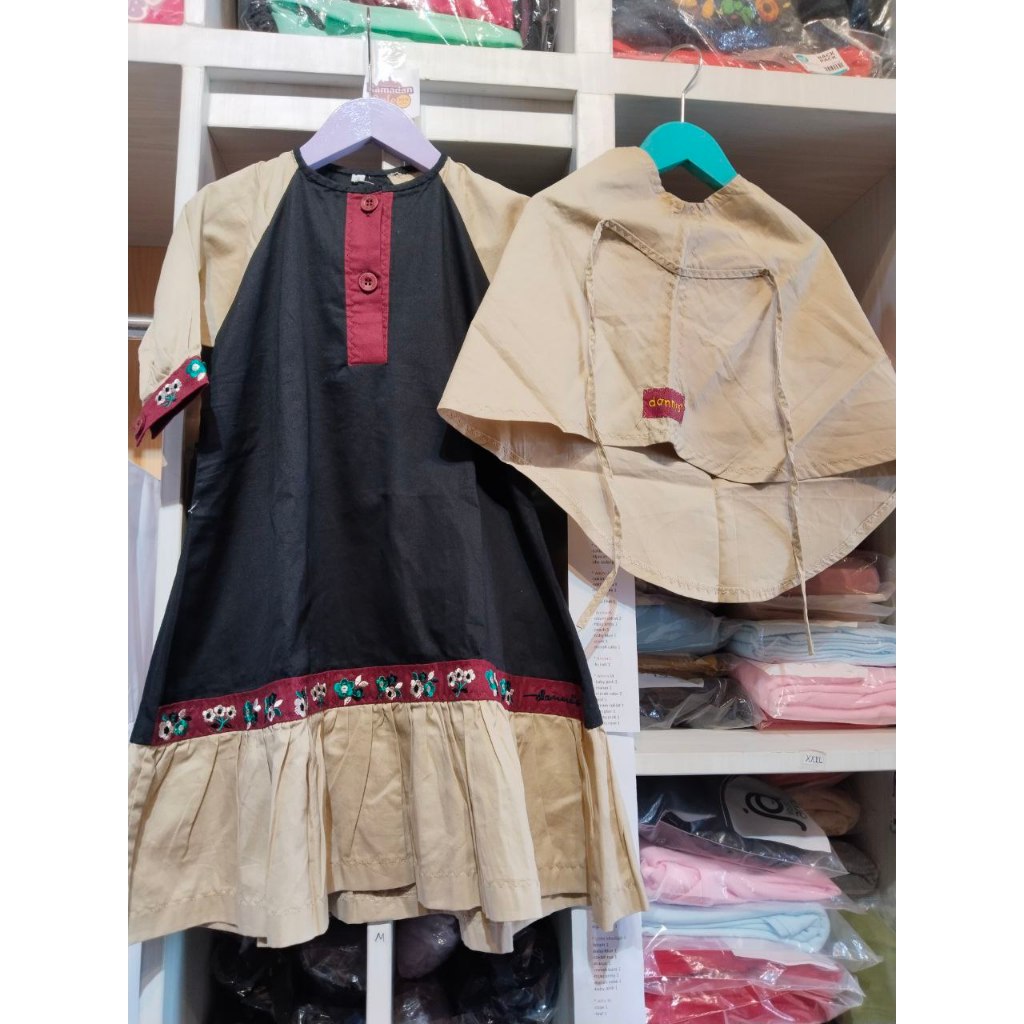 Gamis Anak Merek Dannis Ukuran 0 Diskon 50%