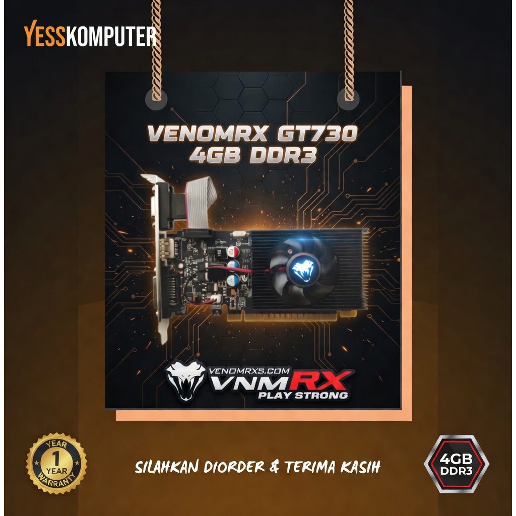 VGA CARD GT730 4GB DDR3 128 BIT | VENOMRX