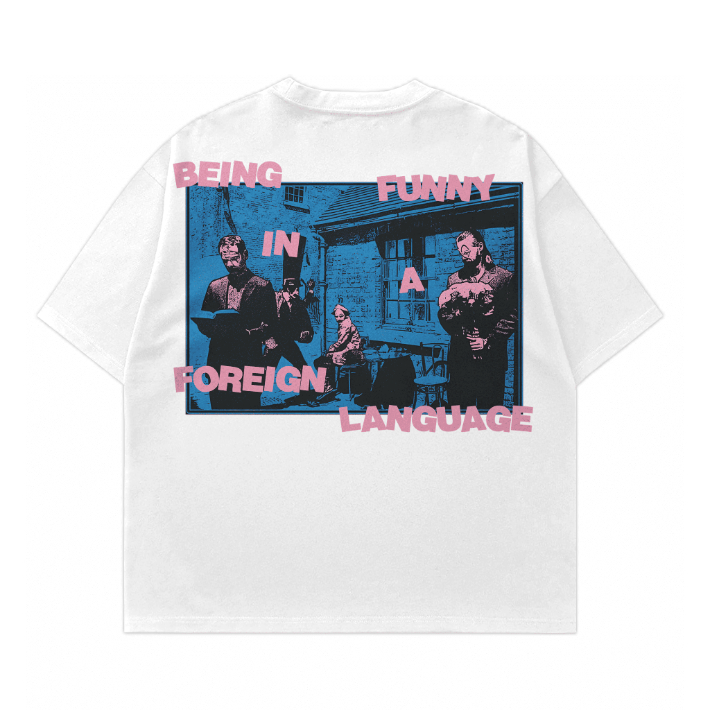 The 1975 Being Funny - La Blanca Boxy Crop Oversize Tshirt