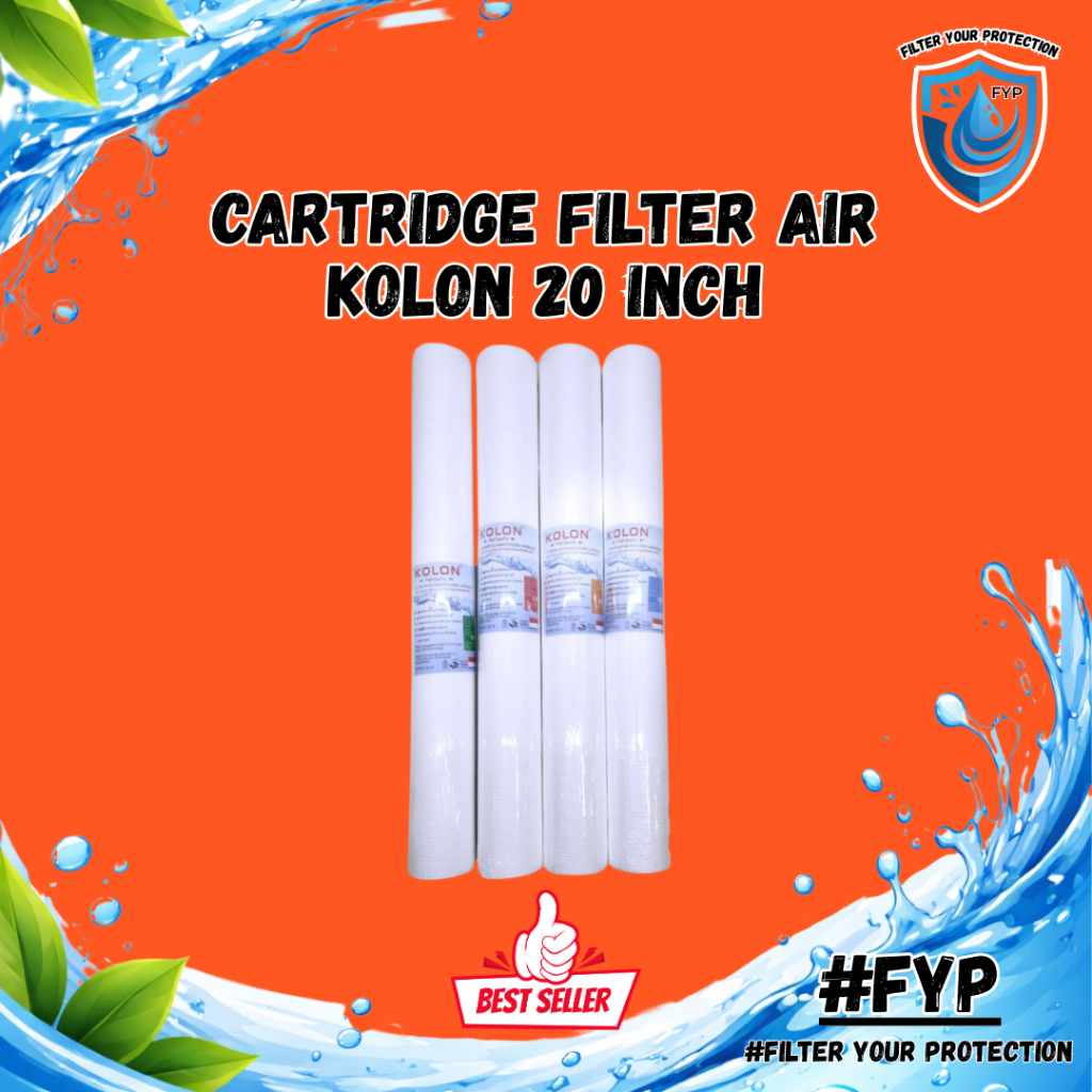 CARTRIDGE FILTER AIR KOLON 20 INCH / SPUN FILTER AIR KOLON 20 INCH / SEDIMENT FILTER AIR KOLON 20 IN
