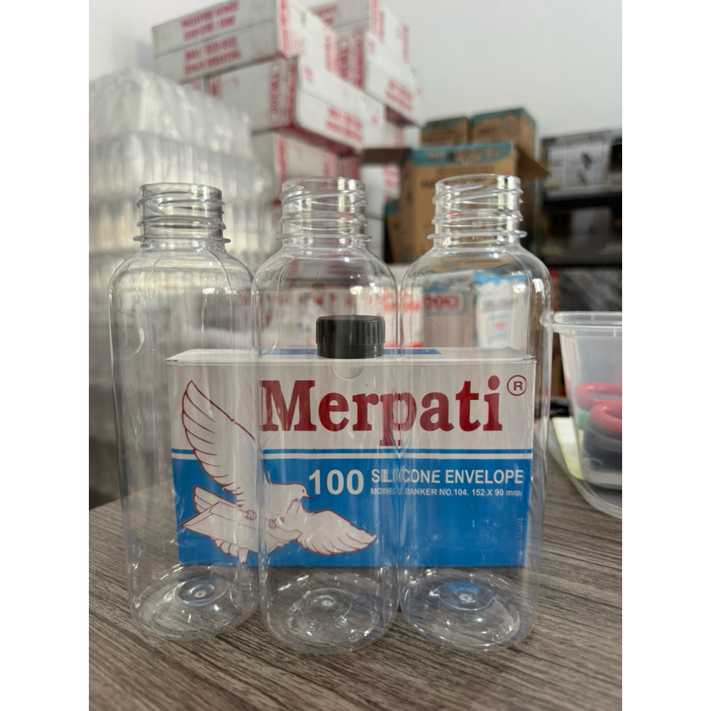 Botol almond 250ml botol transparan botol jus