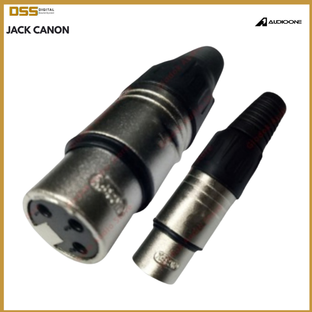 Jack Cannon Female - Jack Connector XLR Male Female
