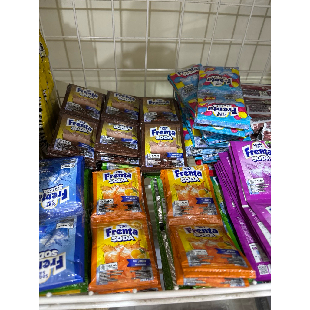 1 RENCENG FRENTA SODA MINUMAN SASET