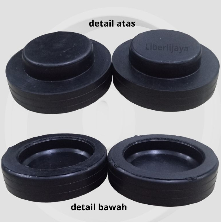 Karet Spacer Per Tatakan Per Belakang Agya Ayla set 2pcs .