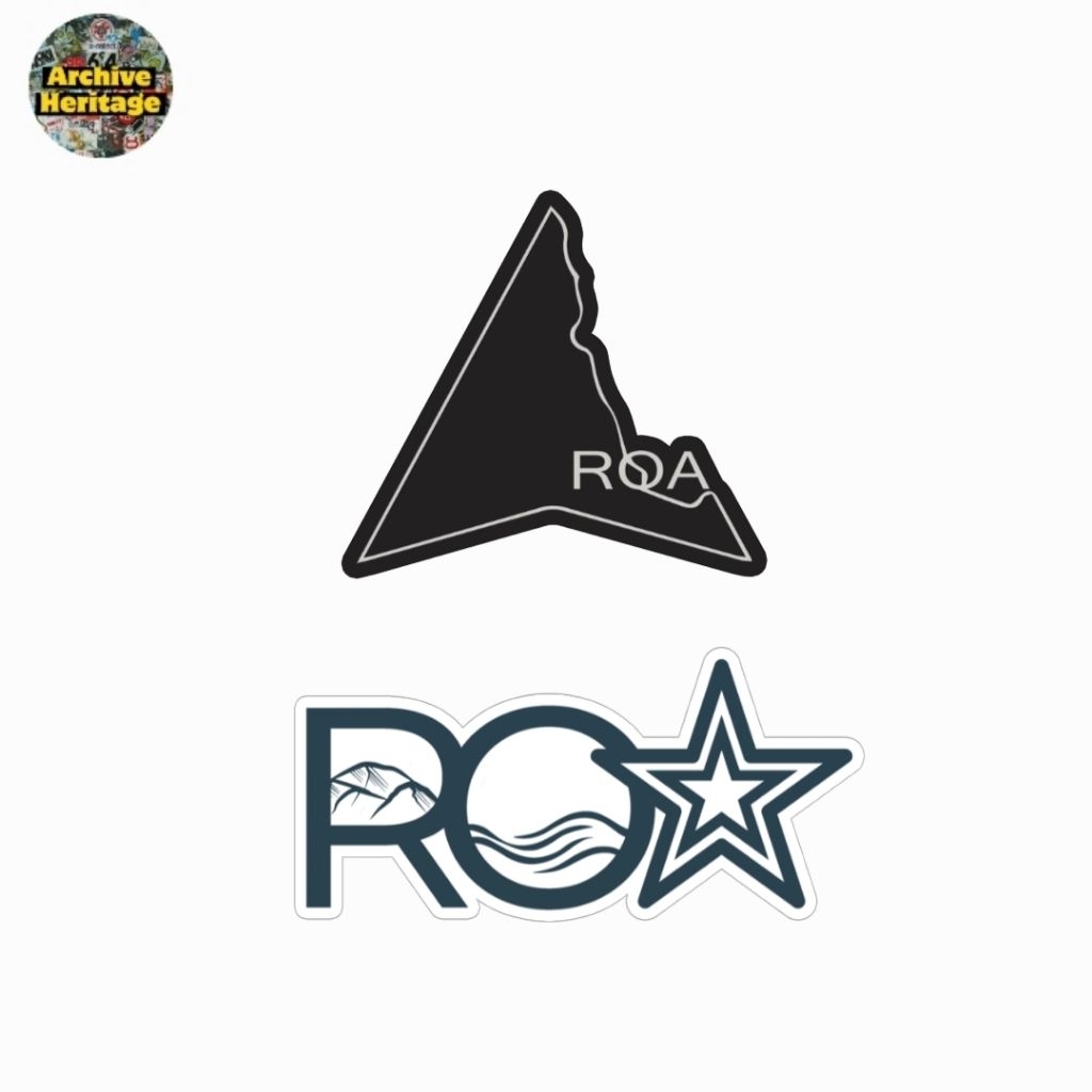 sticker ROA hiking gorpcore streetwear hike stiker