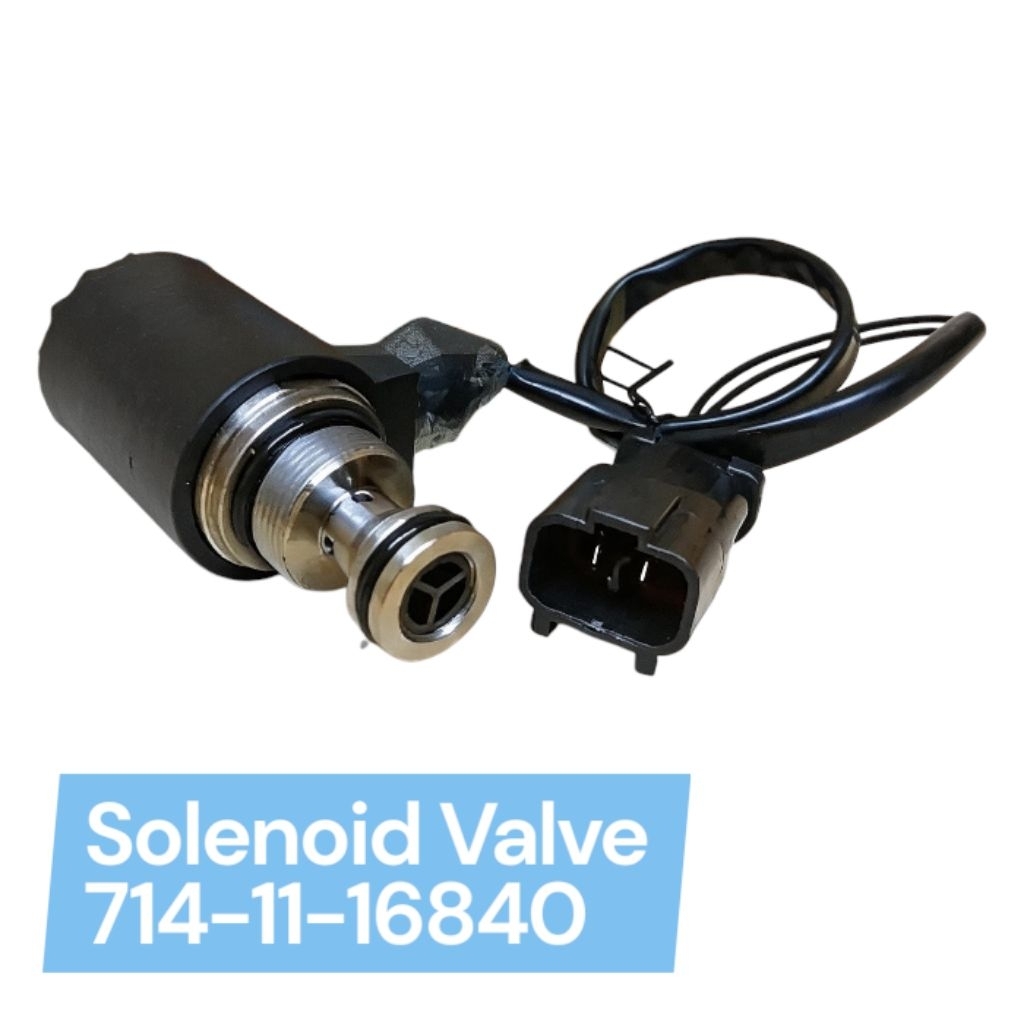 Solenoid Valve – 714-11-16840 / 714-11-16830 – WA100 / WA150 / WA200 / WA250 – Komatsu Wheel Loader