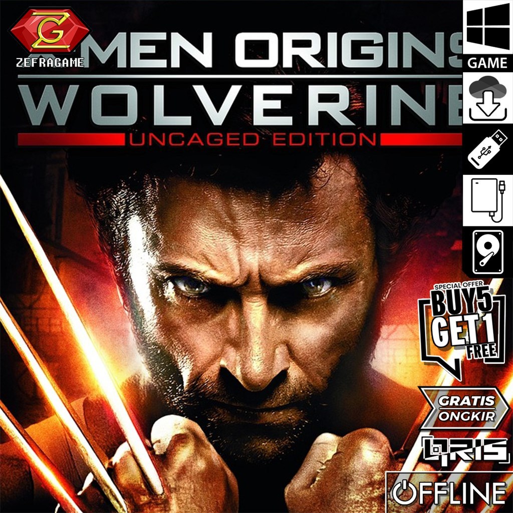 XMen Origins Wolverine Uncaged Edition Game PC Laptop Games