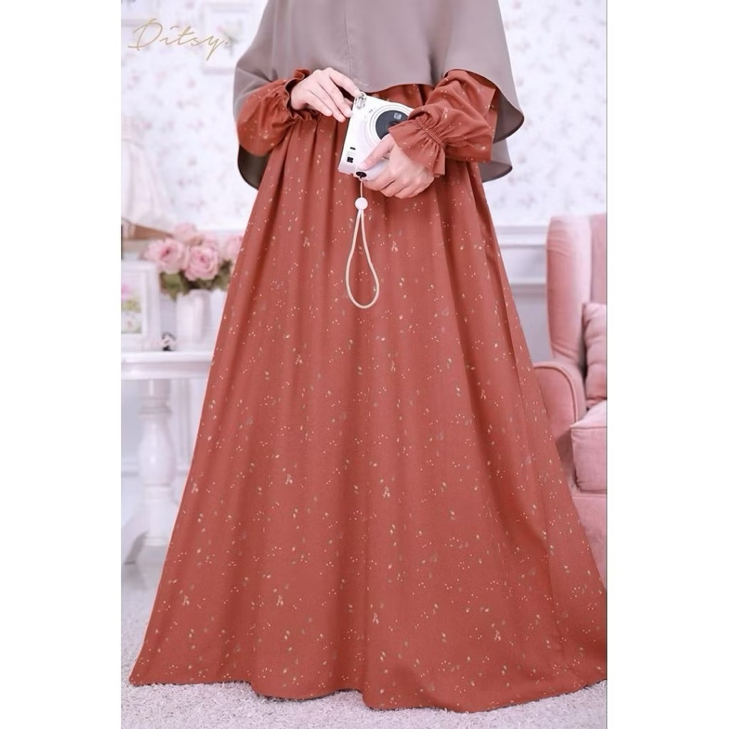 new Ditsy anela rust reject sale size L