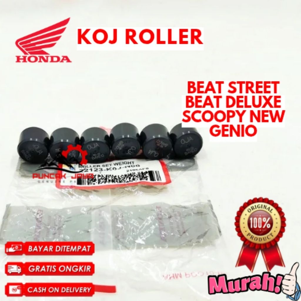 ROLLER ORIGINAL HONDA KODE KOJ, ROLLER BEAT DELUXE, ROLLER BEAT STREET, ROLLER SCOOPY NEW, ROLLER GE