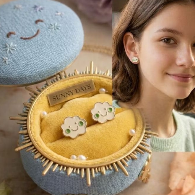 Anting Cloud Fashion/anting anak anak/anting remaja/anting lucu