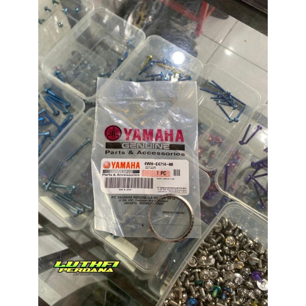 PERPAK KNALPOT TENGAH YAMAHA F1ZR FORCE 1 ZR ORIGINAL YAMAHA
