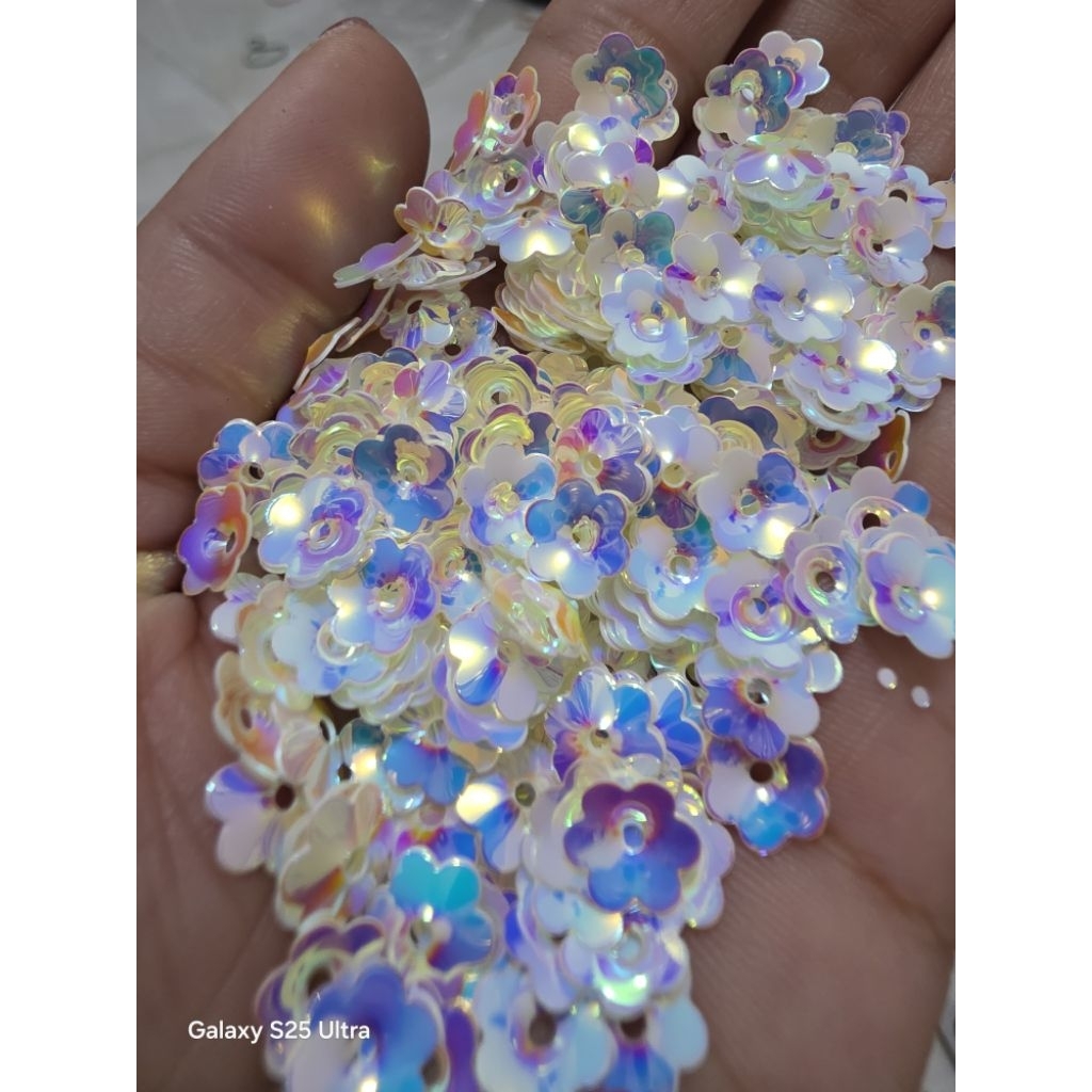 RAMBOCI ukuran 8mm / ramboci kelopak / ramboci mangkok / payet ramboci