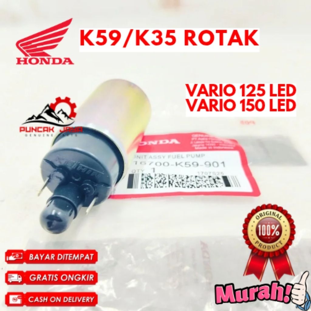 ROTAK ORIGINAL HONDA KODE K59 / K35, ROTAK VARIO 125 LED, ROTAK VARIO 150 LED