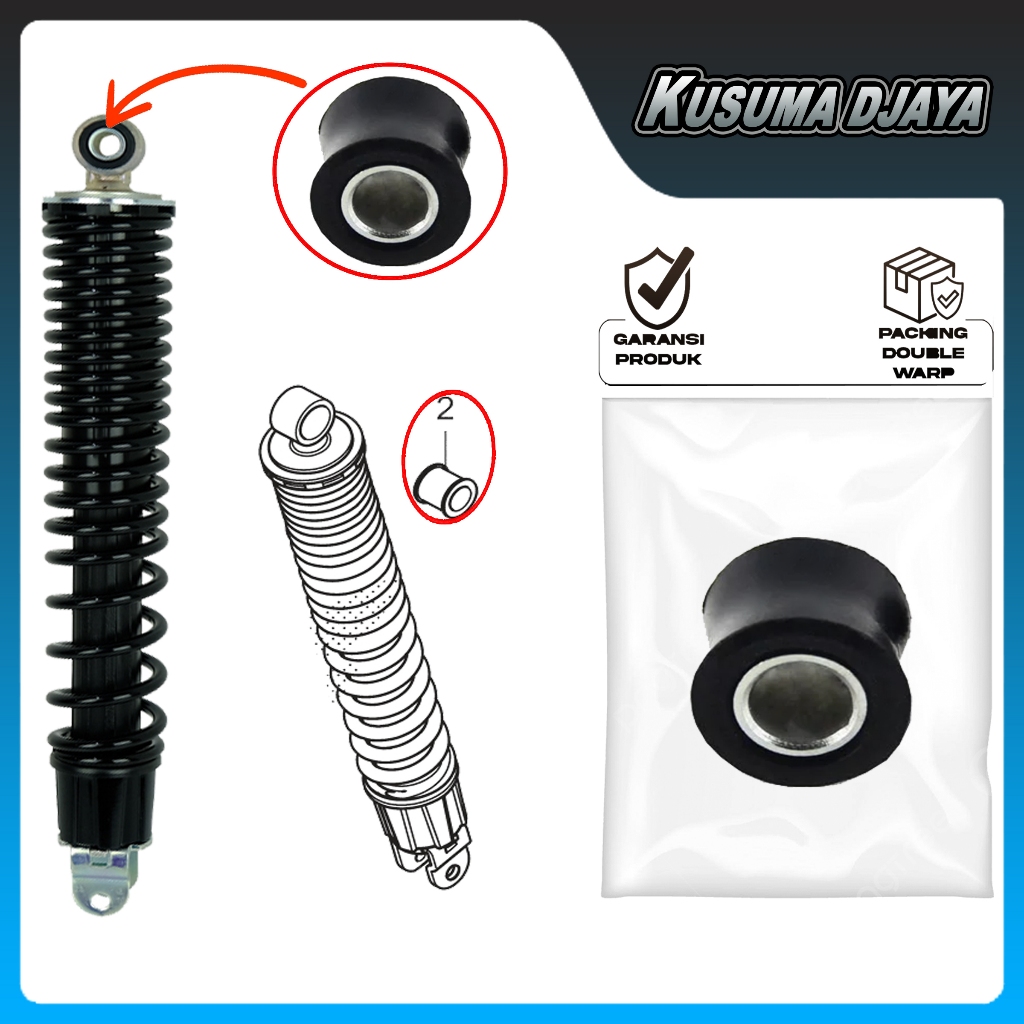 KARET BOSH DUDUKAN SHOCK BELAKANG PCX STYLO VARIO 160 SATUAN