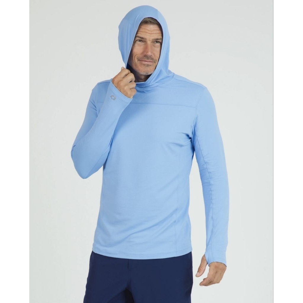 HOODIE GOLF STRECTH ORIGINAL IBKUL SOLID LONG SLEEVE HOODIE