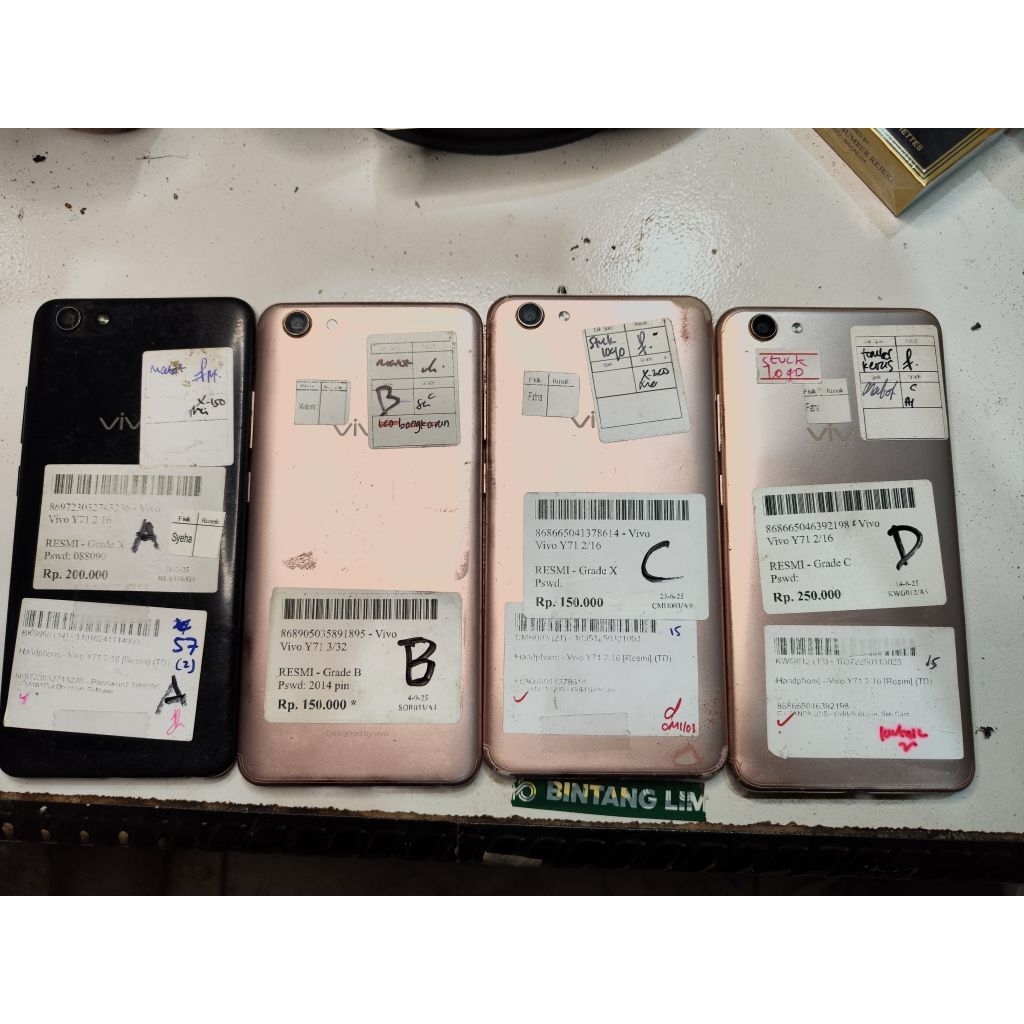 Vivo Y71 2/16 borongan