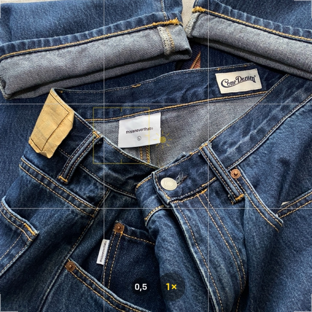 JEANS THISISNEVERTHAT CONE DENIM