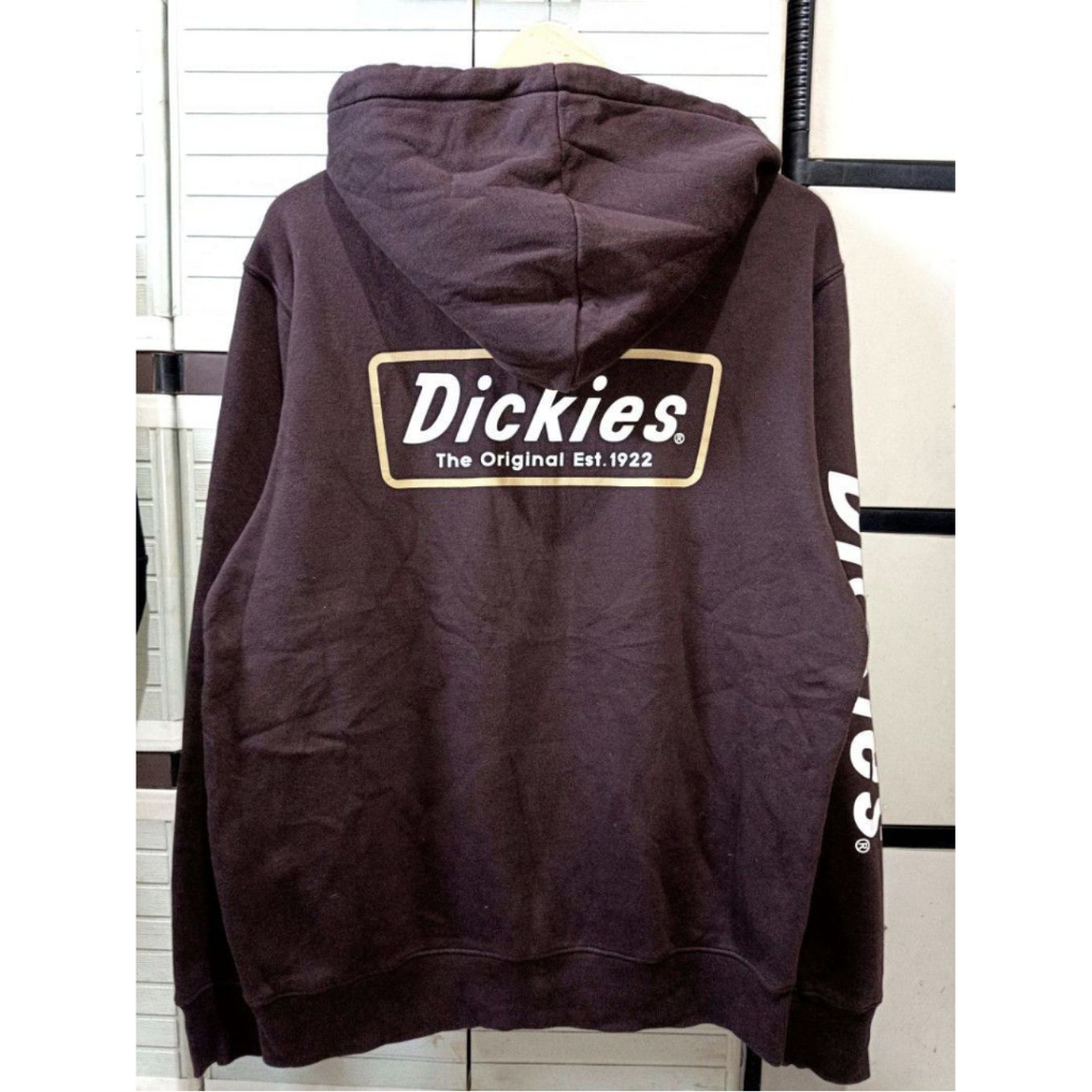 Brown Hoodie Zipper dari DICKIES