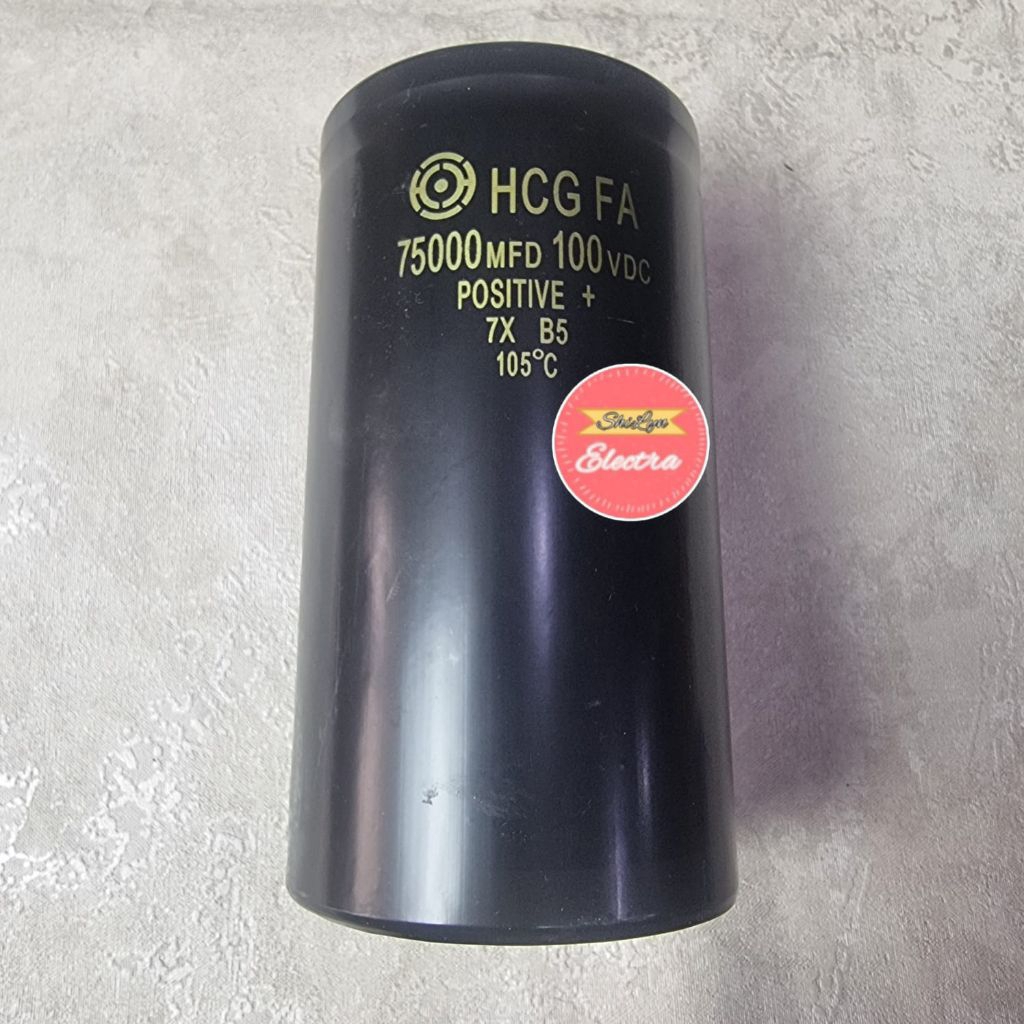 ELCO 75000UF 100V HCG ELKO 75000 UF  100 VOLT  HCG