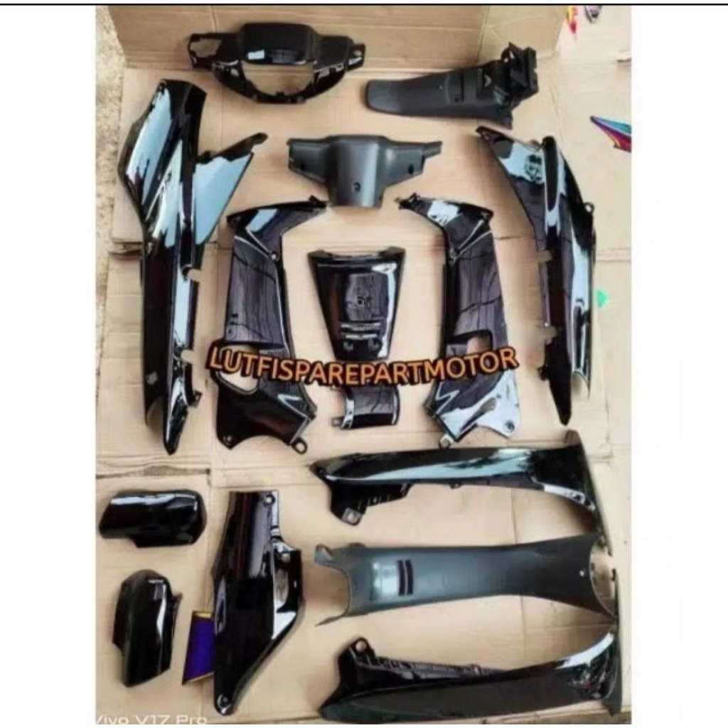 Fullset Fullbody Body Halus Dan Kasar Supra X Lama Supra Fit Lama Hitam Polos