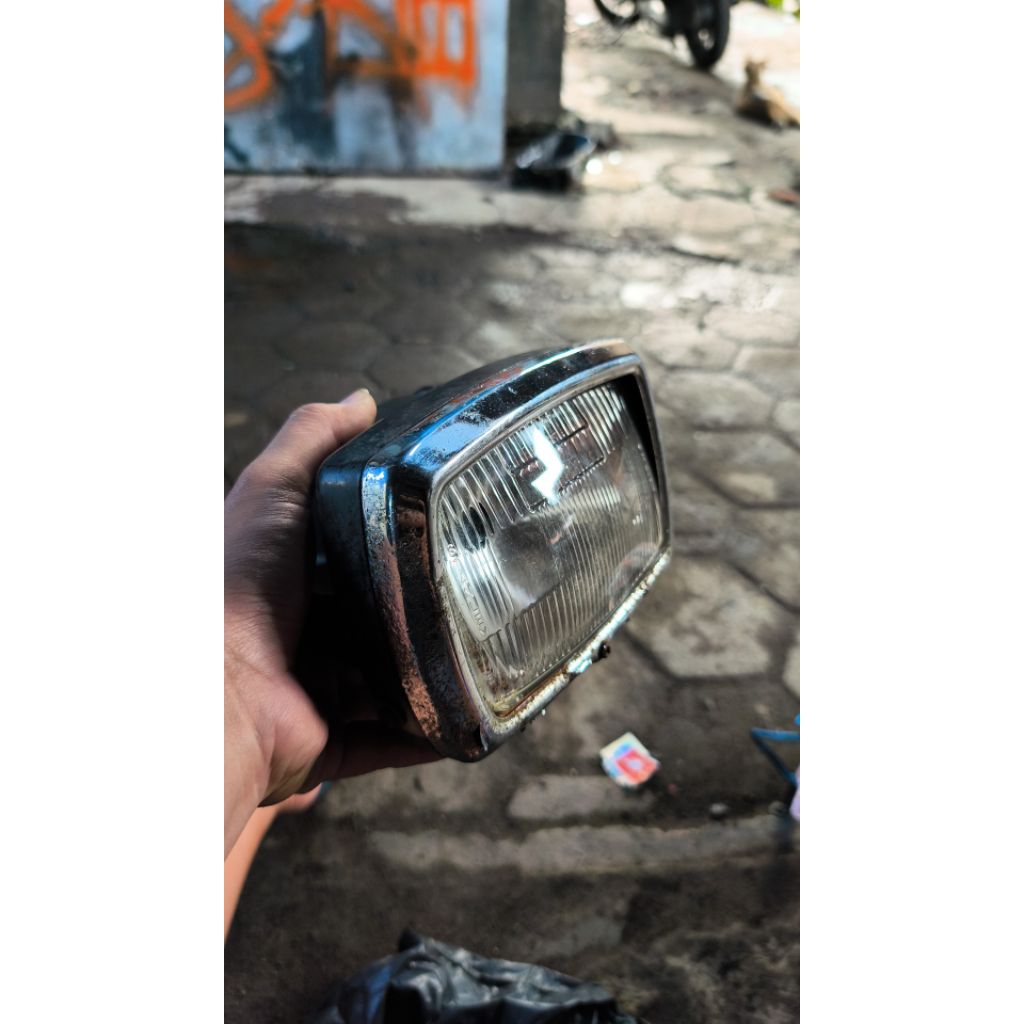 lampu depan Honda win old tua original