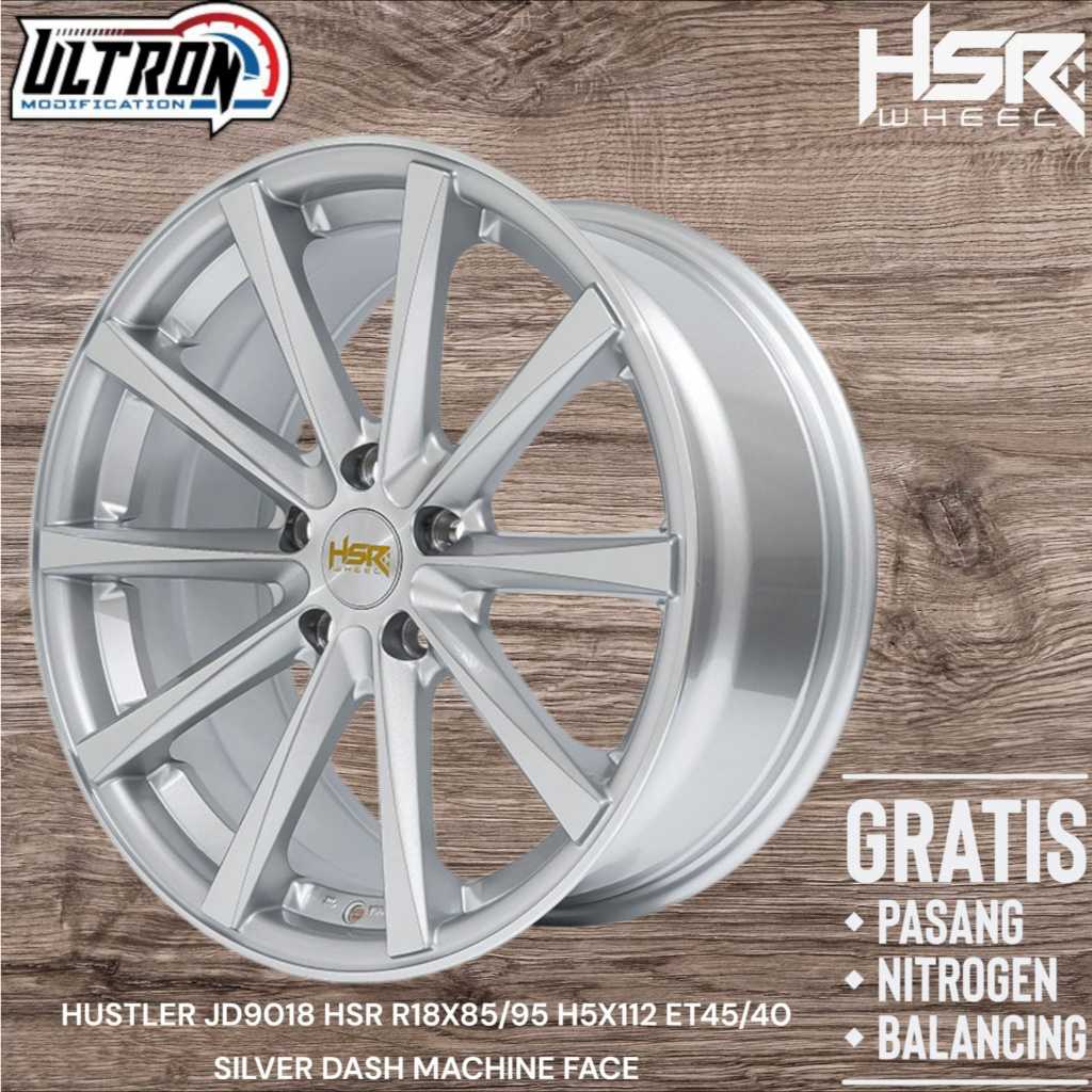 VELG R18 MOBIL BMW SUBARU TOYOTA SUPRA, HSR HUSTLER RING 18 HOLE 5X112
