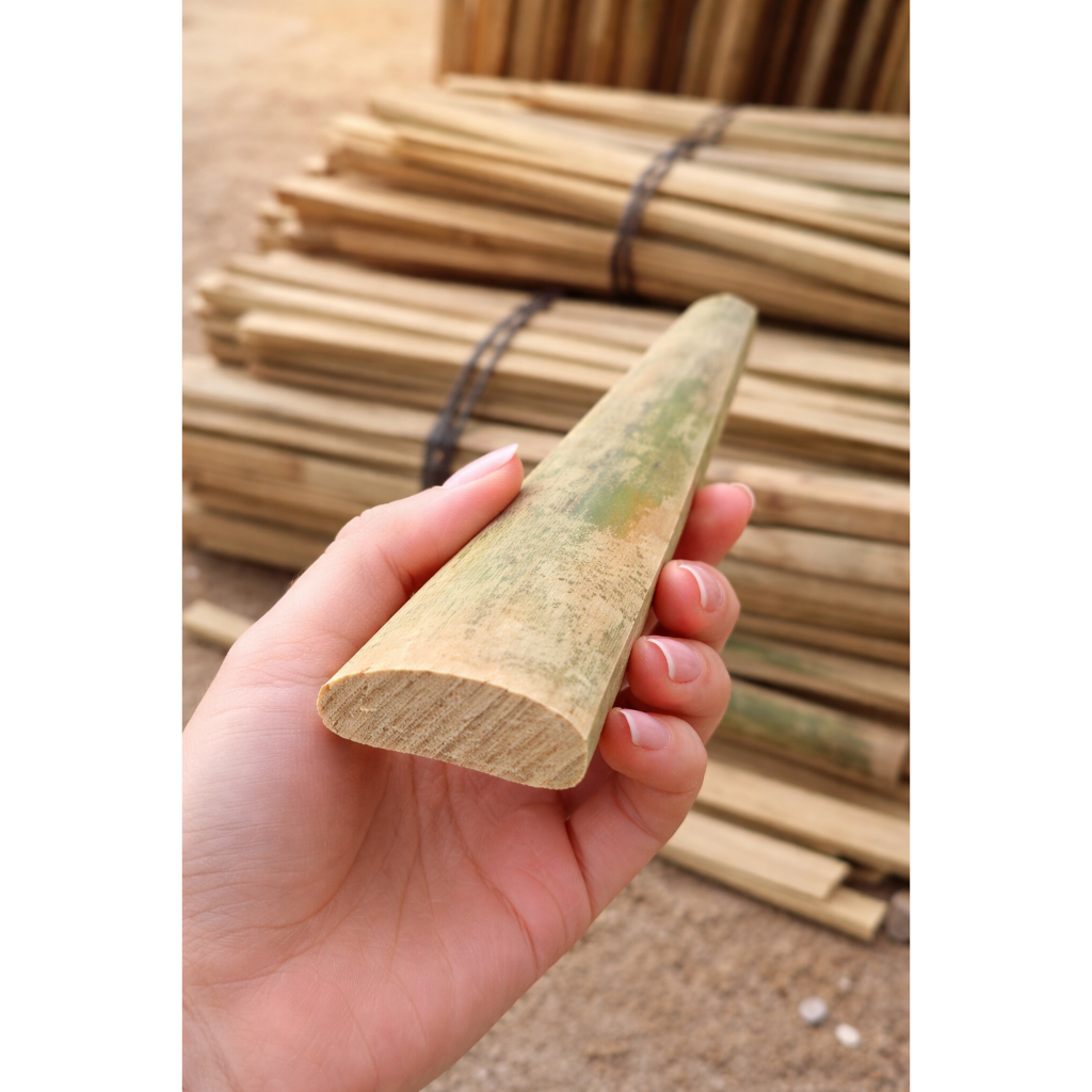 Bilah Bambu Tali Tua Super 5cm - 70cm Bahan Rangka Layangan Kuat, Lentur & Ringan