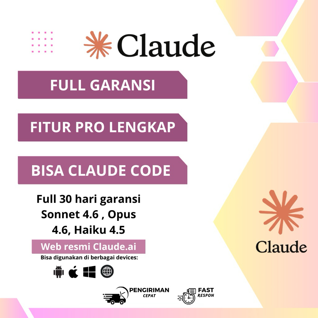 CLAUDE AI PRO PRIVATE | FULL GARANSI