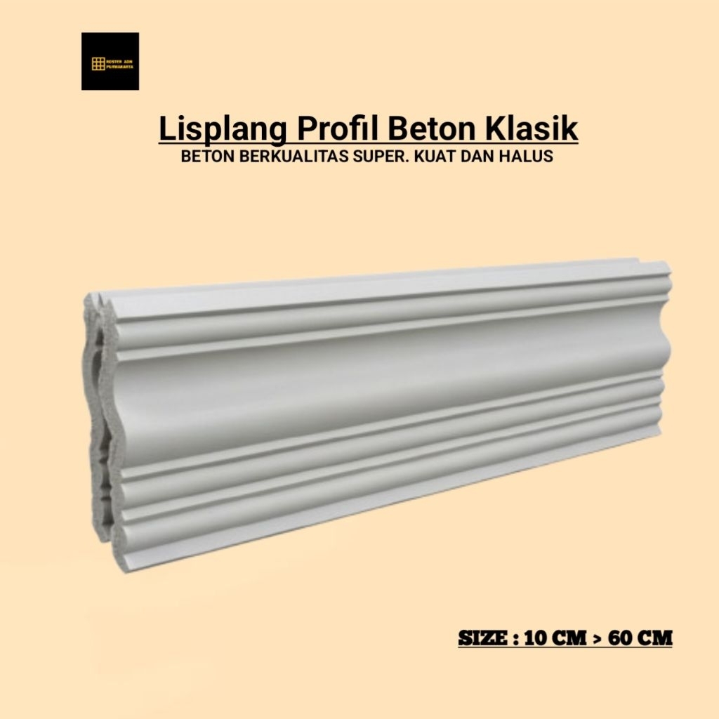 Lisplang Beton List Profil Beton Lisplang Profil Beton