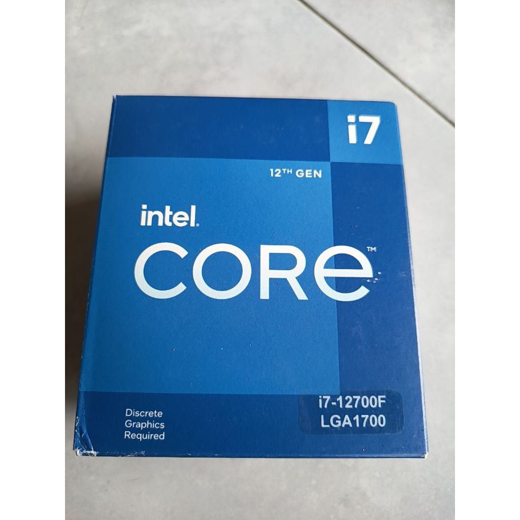 Intel core i7  12700F