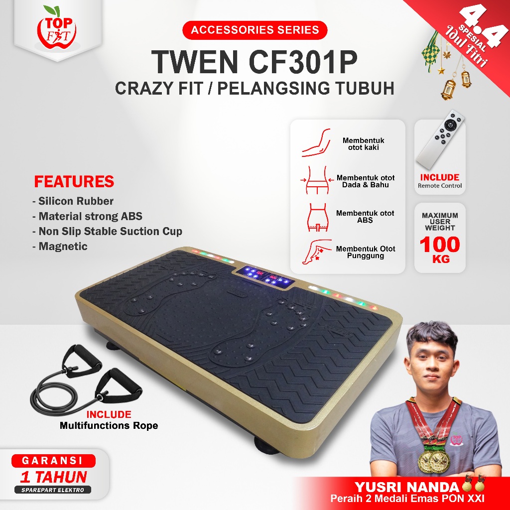 Crazy Fit Nature CF301P CrazyFit Alat Olahraga Alat Pelangsing Tubuh