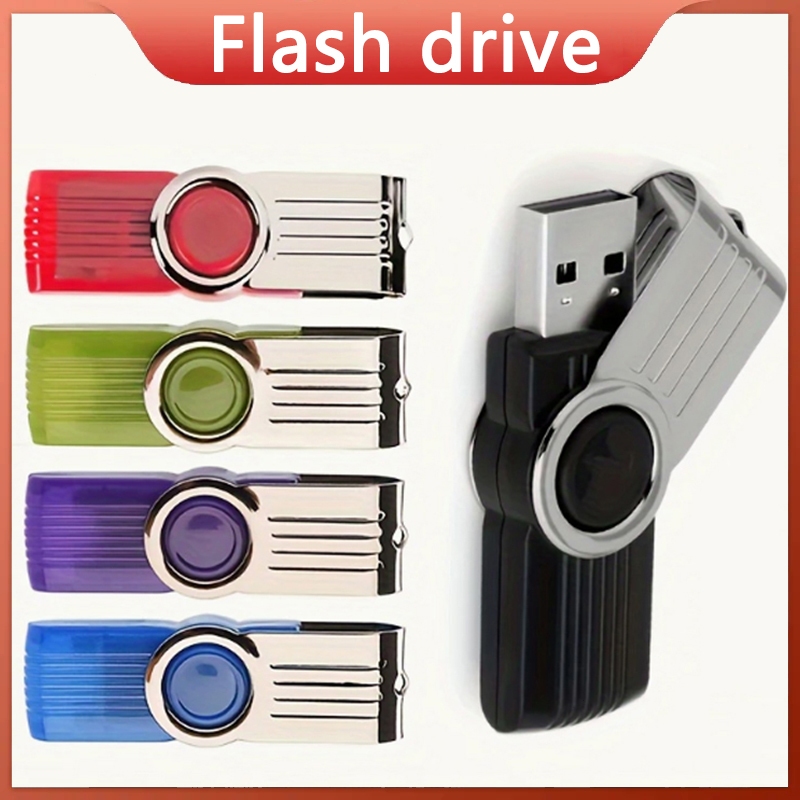 Flash drive portabel, desain tahan air, penyimpanan kecepatan tinggi 64GB, 32GB, 16GB, 8GB, 4GB mini