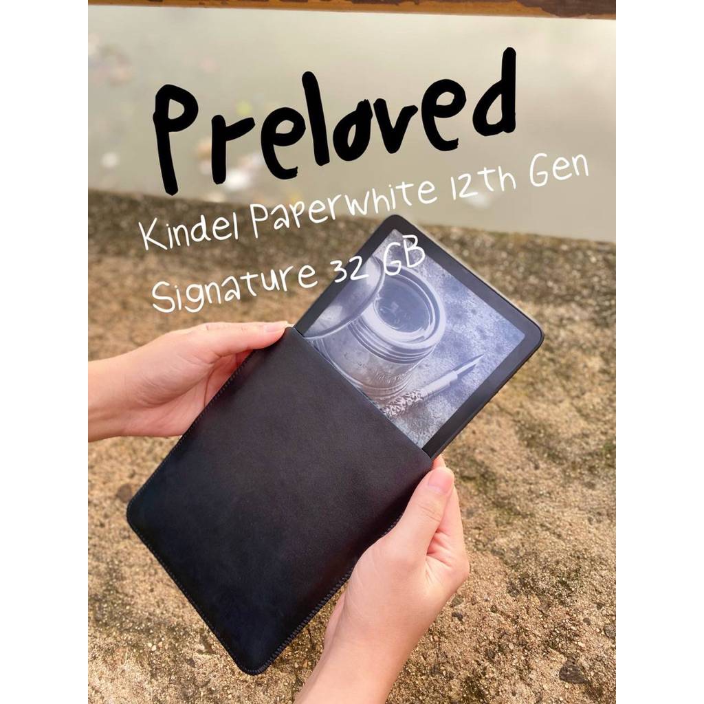 PRELOVED || KINDLE GEN 12 PAPERWHITE SIGNATURE EDITION 32GB BLACK