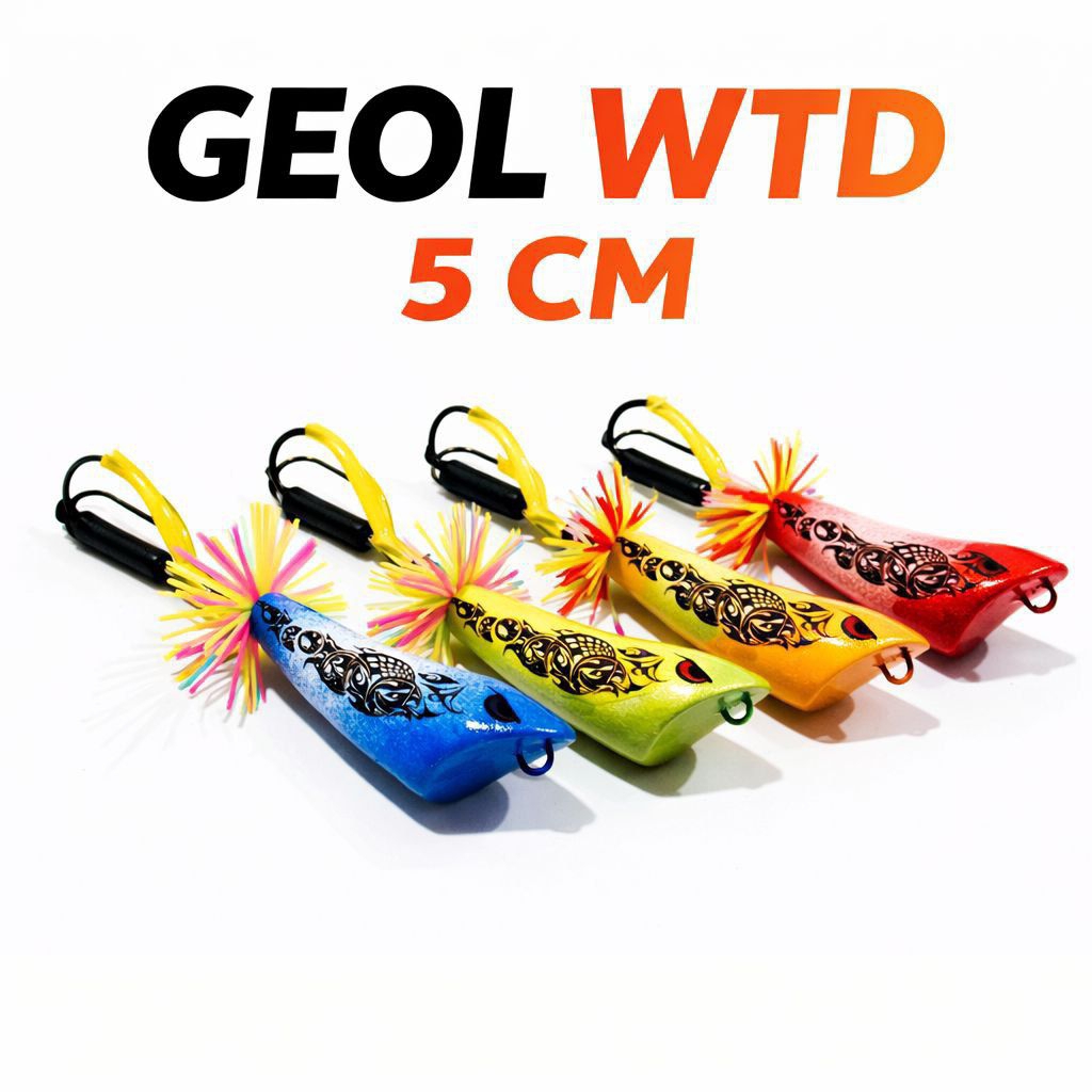 Umpan Pancing WTD Geol 5 Cm || Umpan Casting Gabus dan Toman