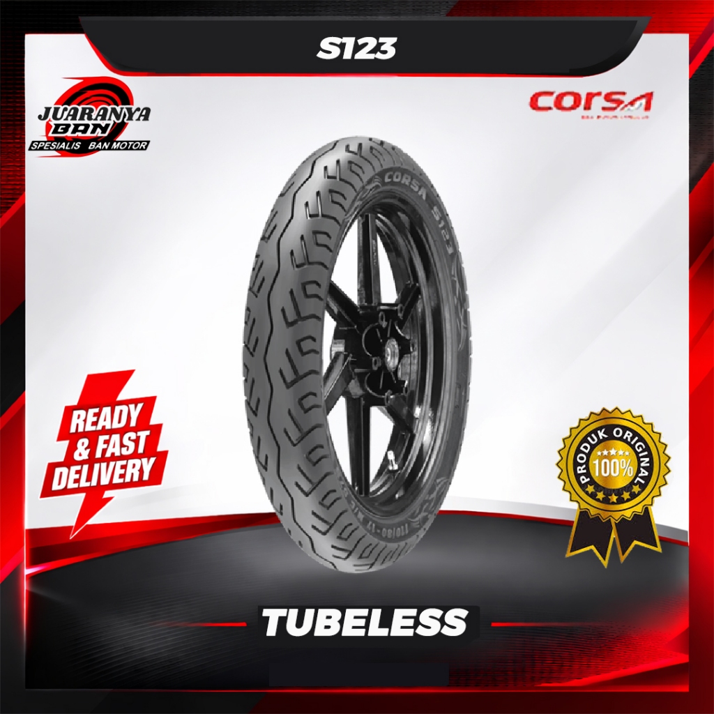 Ban motor sport Corsa S123 120 80 17 tubeless touring
