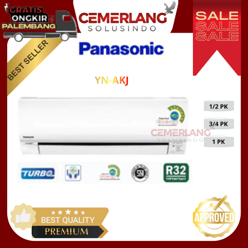 AC Panasonic Standard YN5AKJ / YN7AKJ / YN9AKJ 1/2PK/3/4PK/1PK AC Standard Panasonic Outdoor Silver