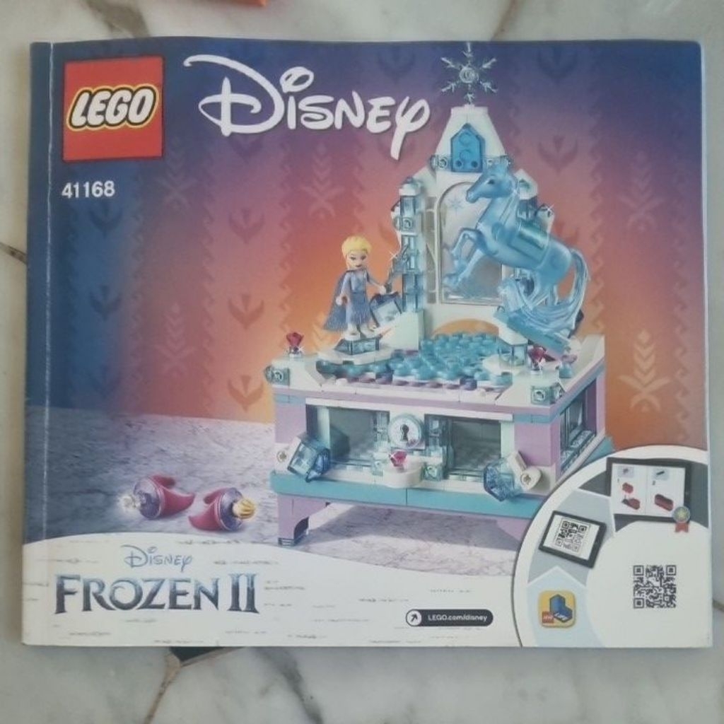 preloved lego 41168: elsa's jewellery box