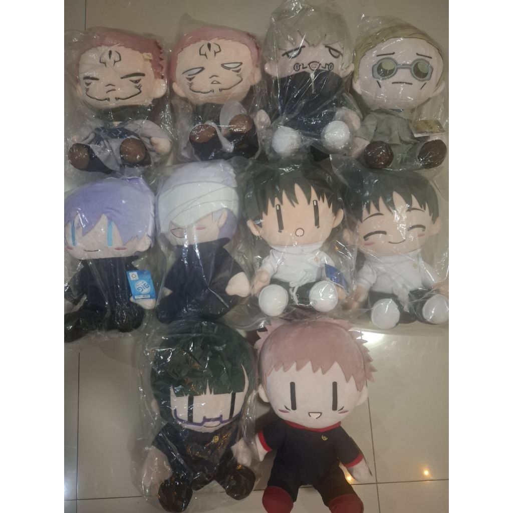 Boneka BIG Taito JJK jujutsu Kaisen, Yuta, Yuji, Sukuna, Nanami, inumaki, Maki Official