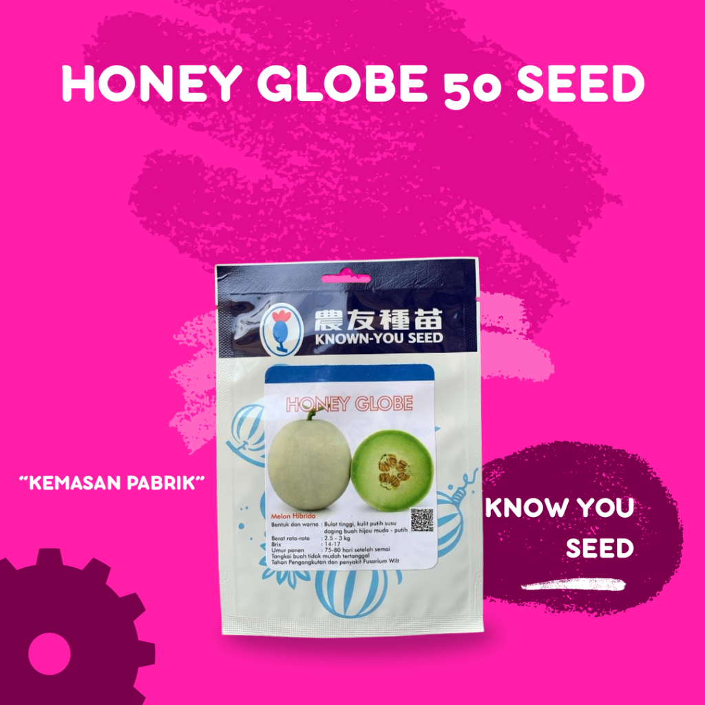 HONEY GLOBE 50 SEED Benih Melon Known you seed
