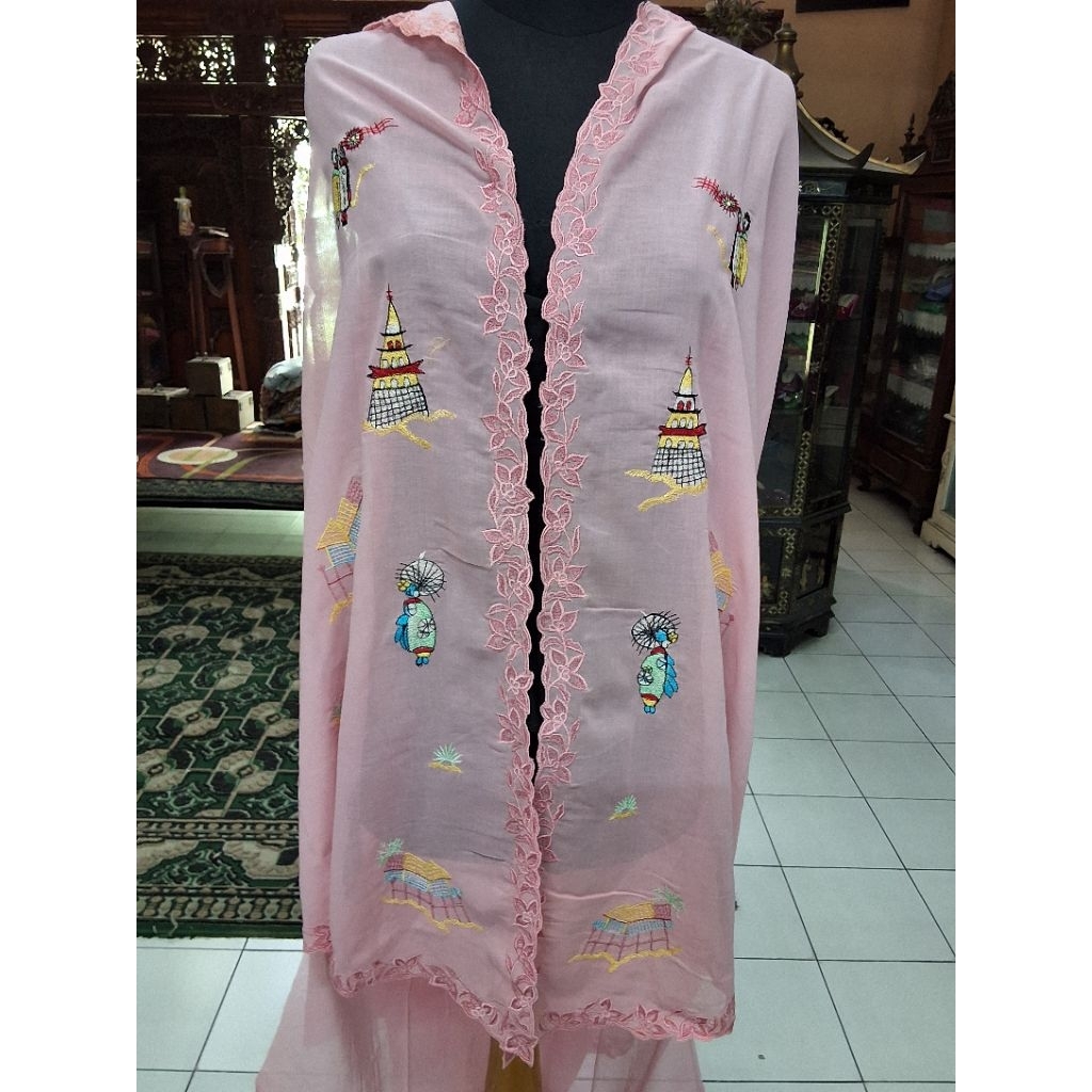 Bahan Kebaya Bordir/Bahan Kebaya Bordir Encim/Bahan Kebaya Encim/Bahan Kebaya Bordir Panjang/Bahan K