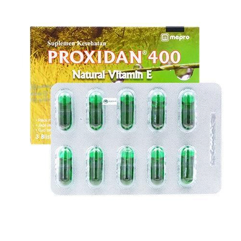 Proxidan 400 Mg 10 Kapsul - Suplementasi Vitamin E