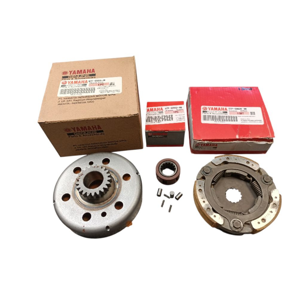 Mangkok Ganda Jupiter Z1 1DY 20T Rumah Kampas Kopling Jupiter Z1 Force FI Original paket kampas gand