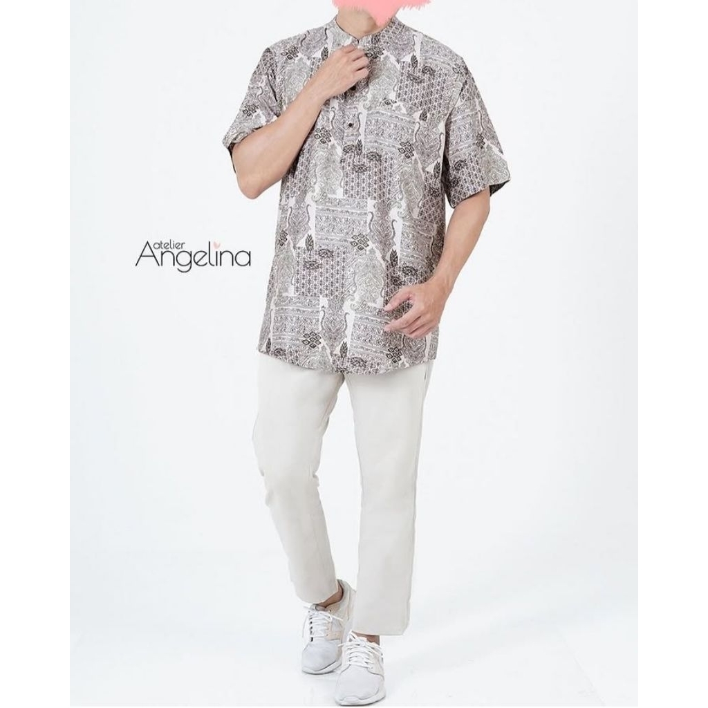 Atelier Angelina Kuffah Koko Etnic Paisley Light Sand