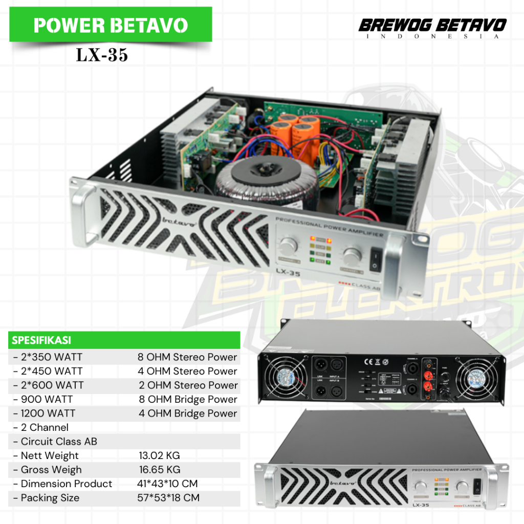 LX 35 BETAVO BREWOG AUDIO