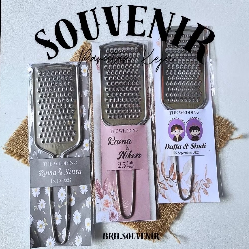 (Isi 50 Pcs) Souvenir Parutan Keju|Souvenir Pernikahan|Souvenir Khitan|Souvenir Haji|Souvenir Dapur