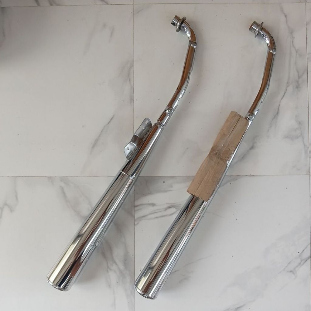 MUFFLER EXHAUST KNALPOT HONDA ASTREA SUPRA X 100 OLD PERTAMA 1997 1998 1999 ORIGINAL ORI AHM 18350-K