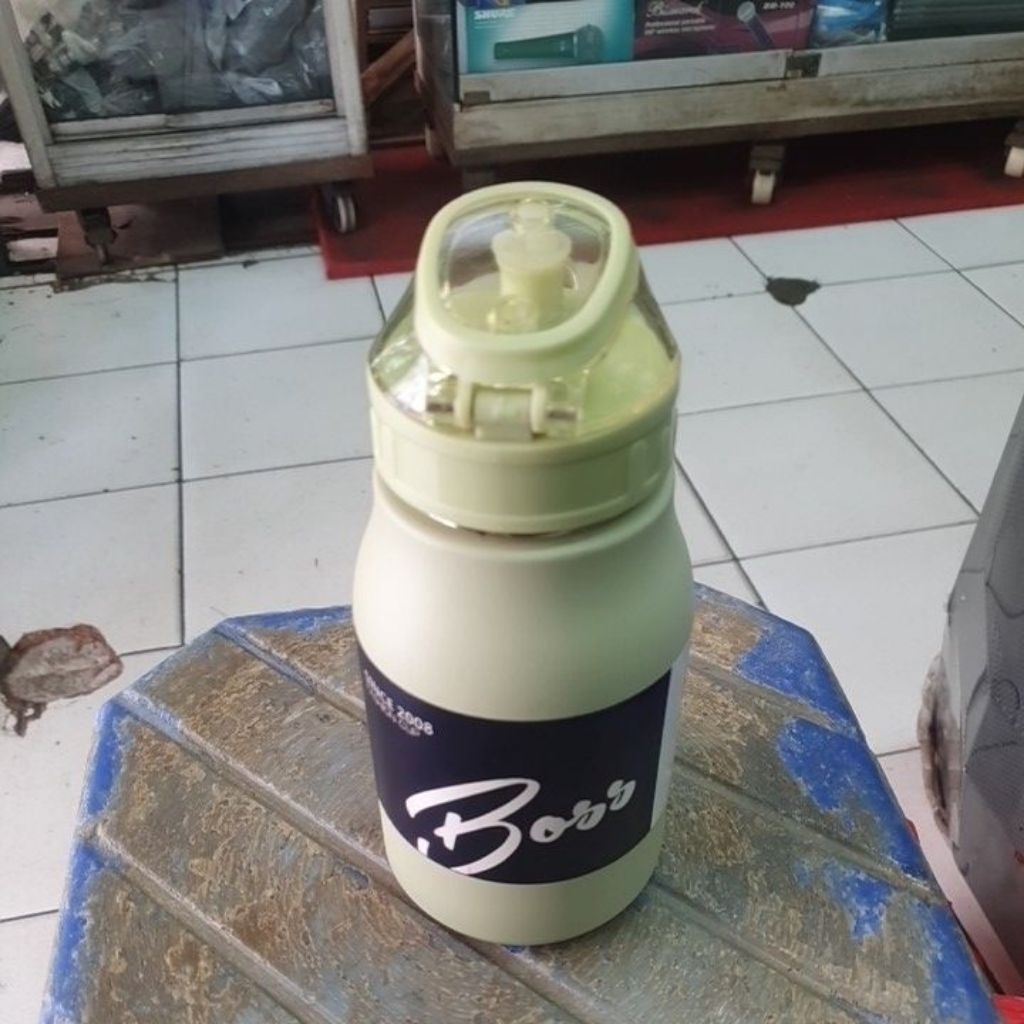 Tumbler Termos Stainless Steel SUS 316 Tanpa Tali Seken Bekas Pakai Kondisi Bagus Mulus Bisa Air Pan