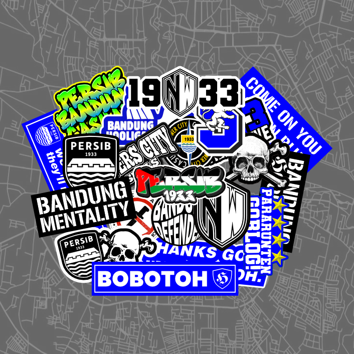 [STIKER PACK] BOBOTOH PERSIB 633 NW FCC